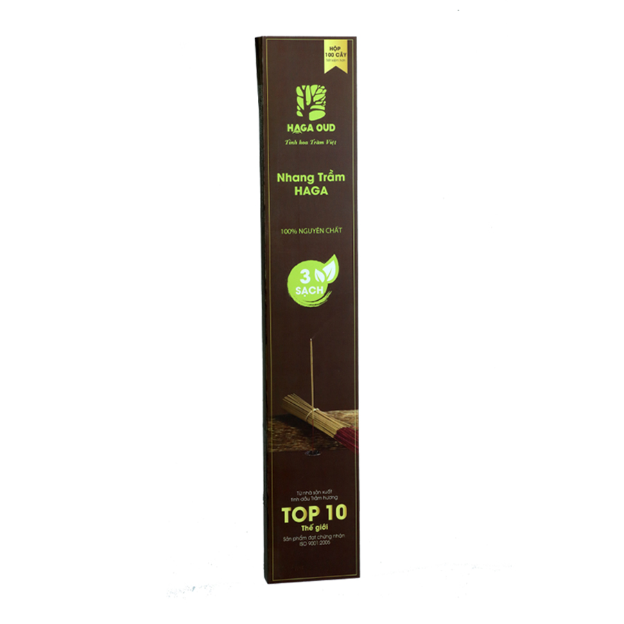 Nhang trầm HAGA 30cm-100 cây